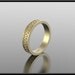 For her 14k gold special design Wedding Band.