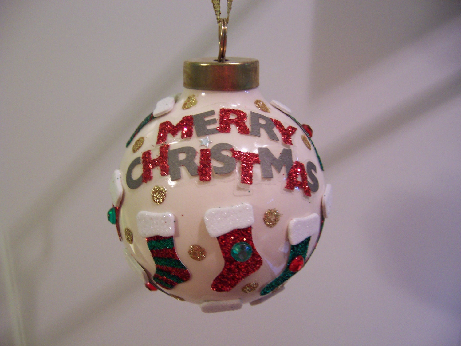 CHRISTMAS GIFT - Christmas Stockings - Personalized Handmade Babysitter Holiday Gift Porcelain Tree Ornament Keepsake