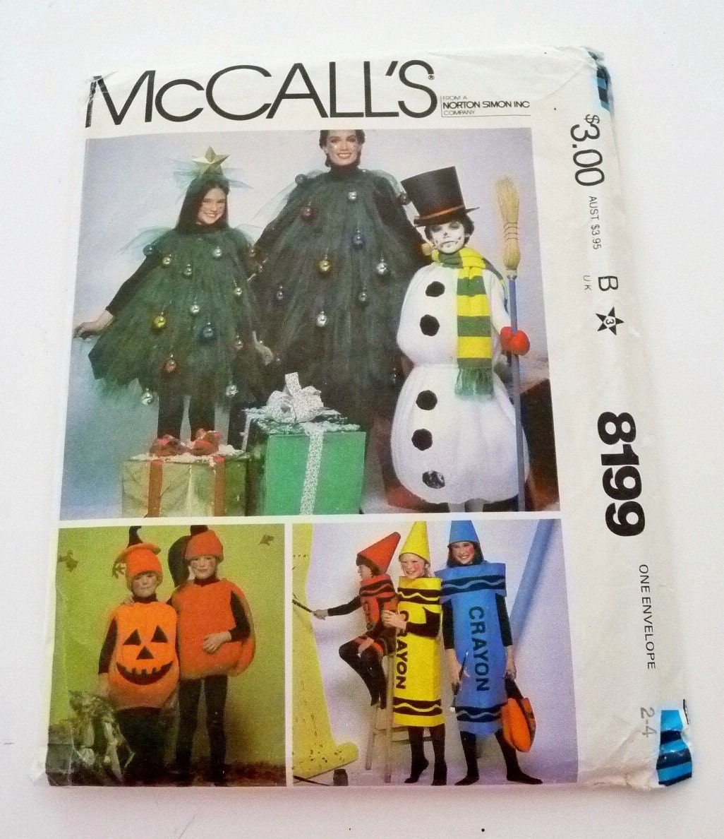 Vintage Halloween Costumes Sewing Pattern by SewingPatternGallery