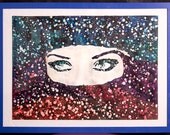 Watercolor painting "Yashmak", 2012