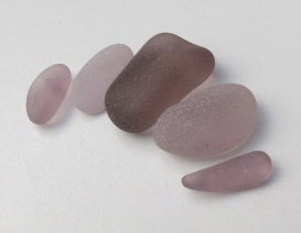 Purple Sea Glass Lavender Large Beach Glass Rare Beach Glass JQ Flawless