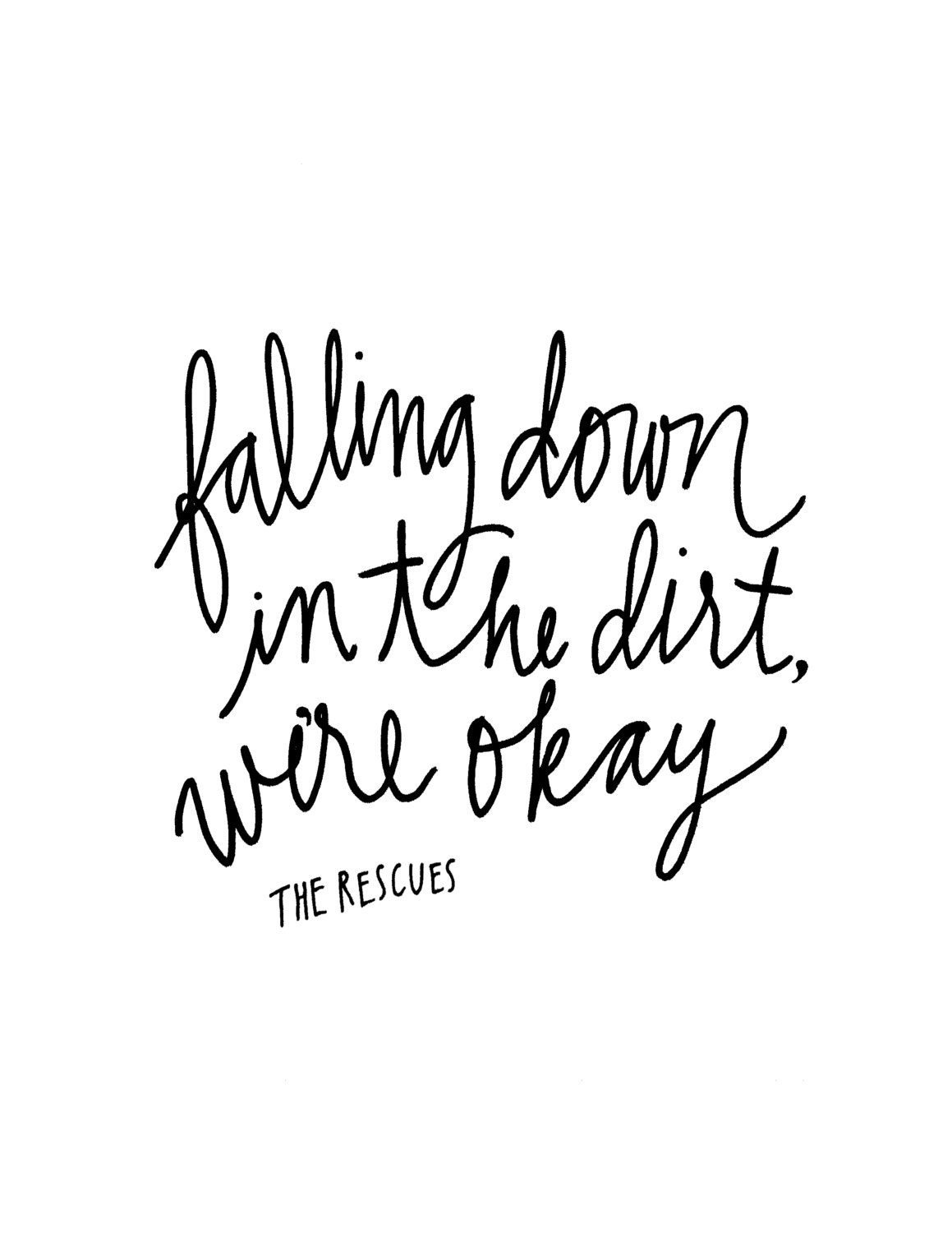 We're Okay Print