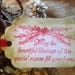 Christmas Handstamped tags , old world feeling.