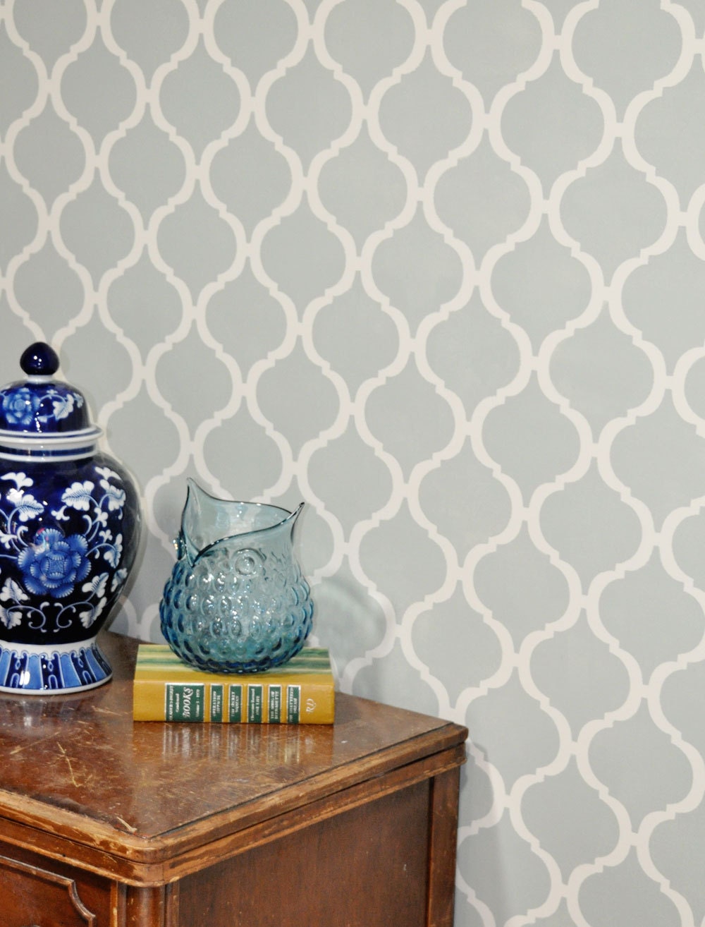 Moroccan Wall Stencil Reusable