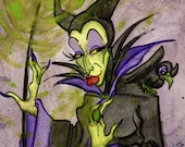 Maleficent, Watercolor