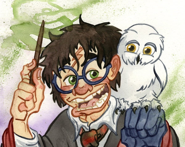 Harry Potter, Watercolor