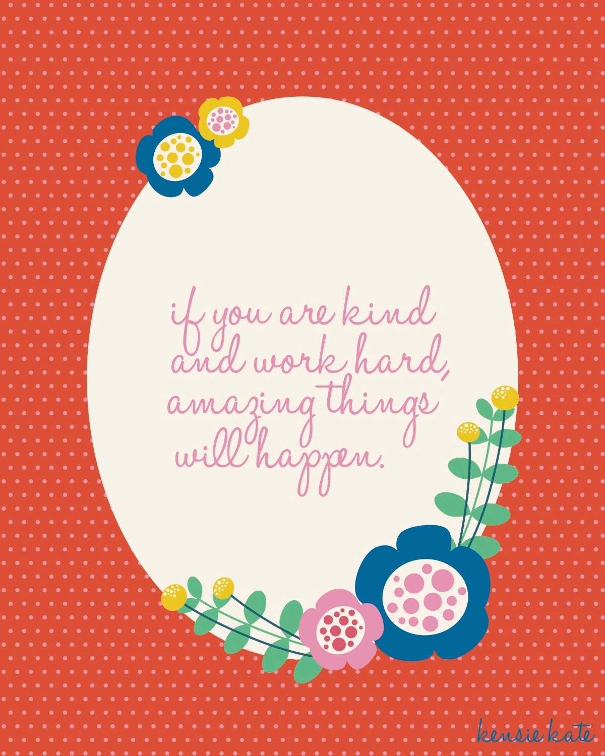 8x10 Customizable Text Poster