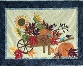 Quilted Wall Hanging Harvesting