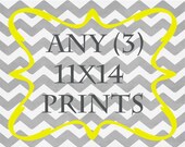 Any (3) 11x14 Prints - ANY prints from Rizzle And Rugee