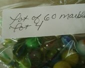 vintage glass marbles lot of 60 vintage game lot 4