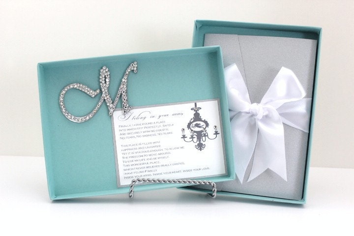 Wedding Invitations Tiffany Blue Bling Silver and White