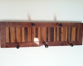 Beautiful cherry and walnut floating honey dipper coat rack(on sale)