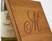 Custom engraved Bamboo Cheese Block / Cutting Board