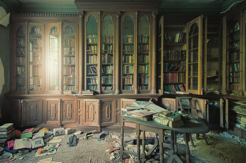 The Grand Library - Photographic Print by James Charlick
