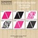 INSTANT DOWNLOAD - DIY Party Printable Flag Banner - Pink and Black Zebra Print - perfect for events and party decorations
