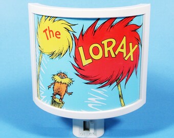 The Lorax vintage kids book Night Light cute nursery bathroom hallway bedroom TAKE IT with