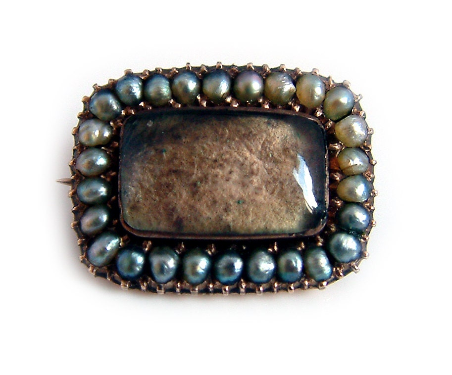 Antique Mourning Brooches