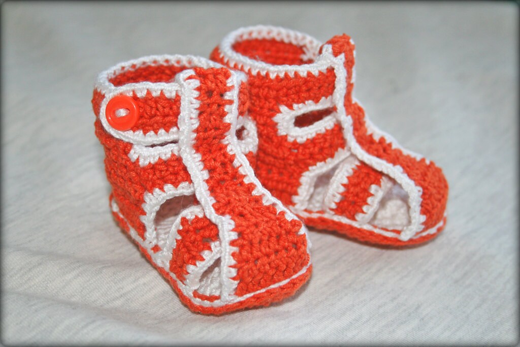 Crochet patterns PDF  Baby Boy Booties  Pattern number 28