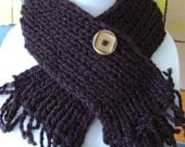 MINI dark brown scarf/neckwarmer
