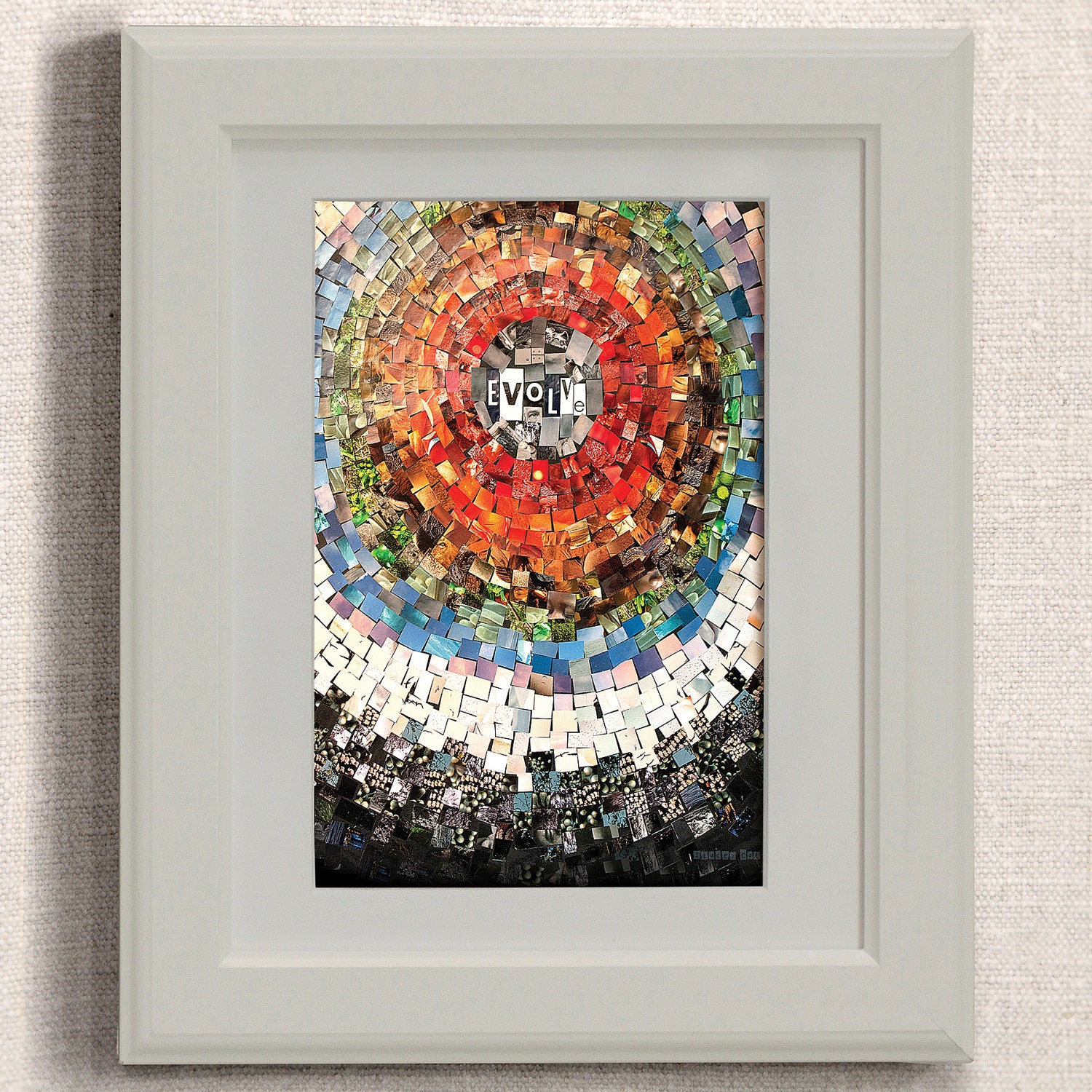 Fragmented Evolution 8" x 12"  Print