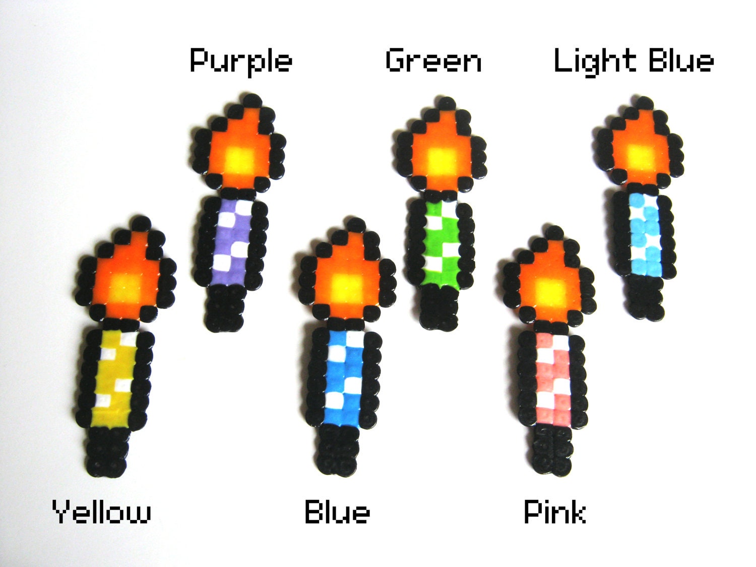 8-Bit Candle Cake Topper