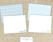 Sorority Stationery Set - Personalized Notecards - Set of 20