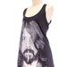 Dave Grohl T Shirt Dress Smoking Foo Fighters Top Women Shirts Black Tunic T-Shirt Sleeveless Vest Mini Dresses Size M L