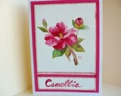 Original art / mother's day / watercolor painting / greeting card / blank note card / any occasion / birthday / flower/ camellia