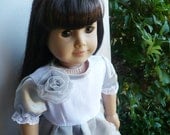 American girl doll, Thanks giving, Christmas, Handmade dress, Holiday, Doll outfit, Historical costume, children, Gift.