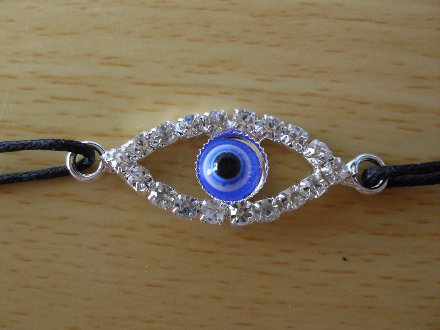 GREEK EVIL EYE Shaped Bracelet Mati Handra Nazar Hamsa kabbalah judaica