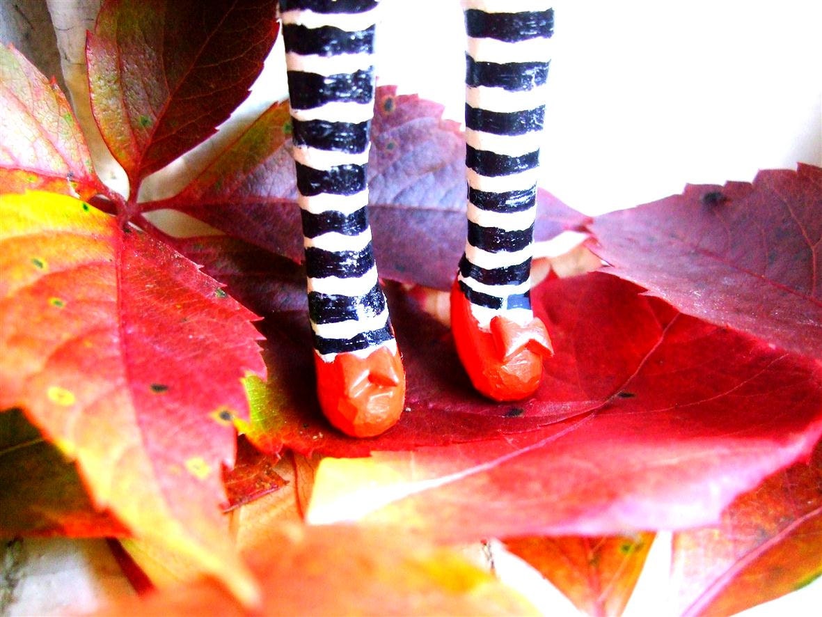 Wicked witch bookmark.  Wicked witch of the East Bookmark. Red Shoes Bookmark. Inspired by the Wizard of OZ. Holiday gifts. Halloween gifts