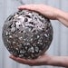 Large key ball, Key sphere, Metal sculpture ornament