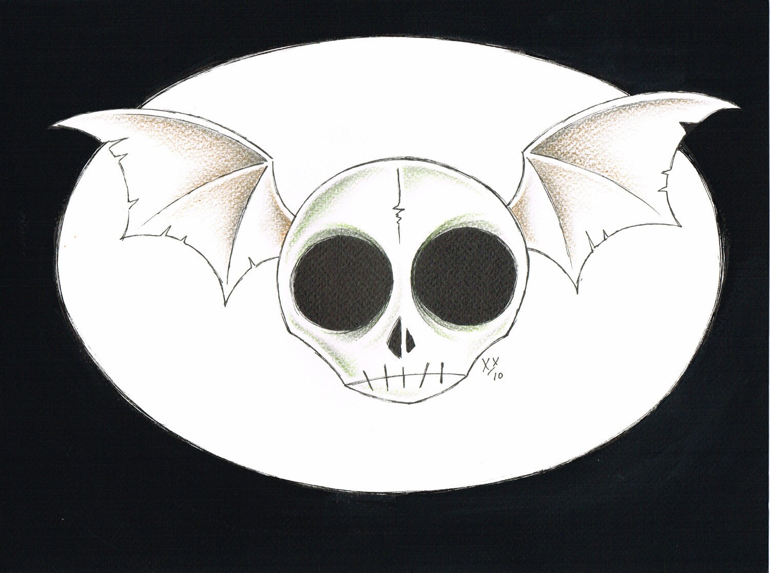 Skull Bat Wings