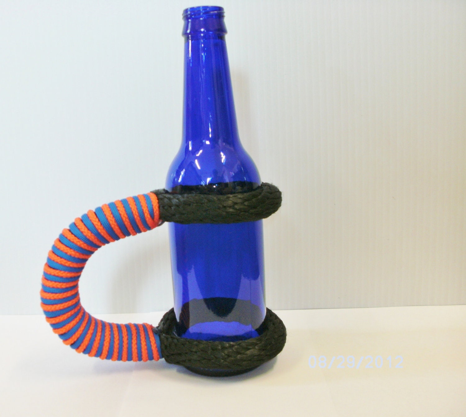 Rope Bottle Holder by AngeliasCreations on Etsy