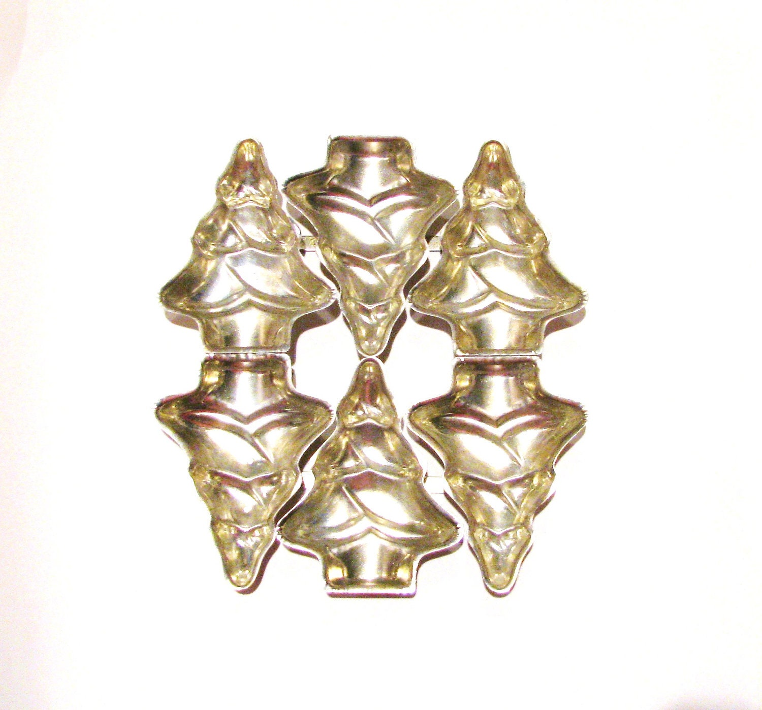 vintage chocolate christmas tree molds candle by vintage chocolate christmas tree molds candle by