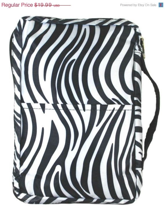 Zebra Bible Cover