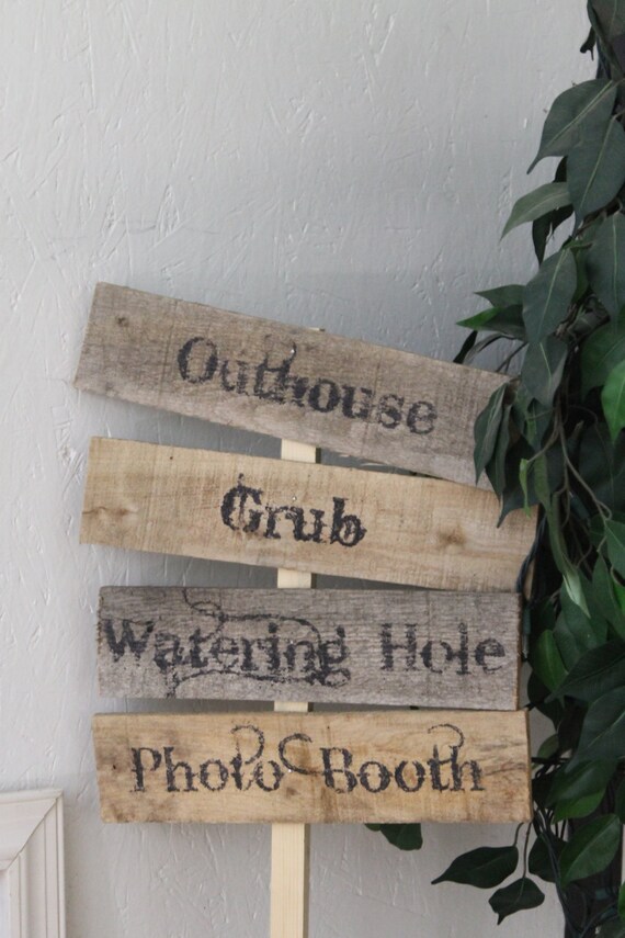 by Party Cinnamonrays  Etsy on a Signs signs Rustic on etsy rustic Stake