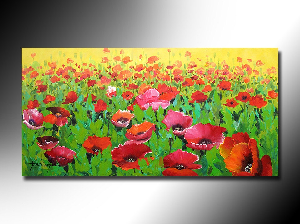 Acrylic Floral Paintings