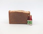 50% DISCOUNT FRENCH KISS. Unscented pink clay and red wine soap. Cold process soap. Vegan handmade soap. All natural.