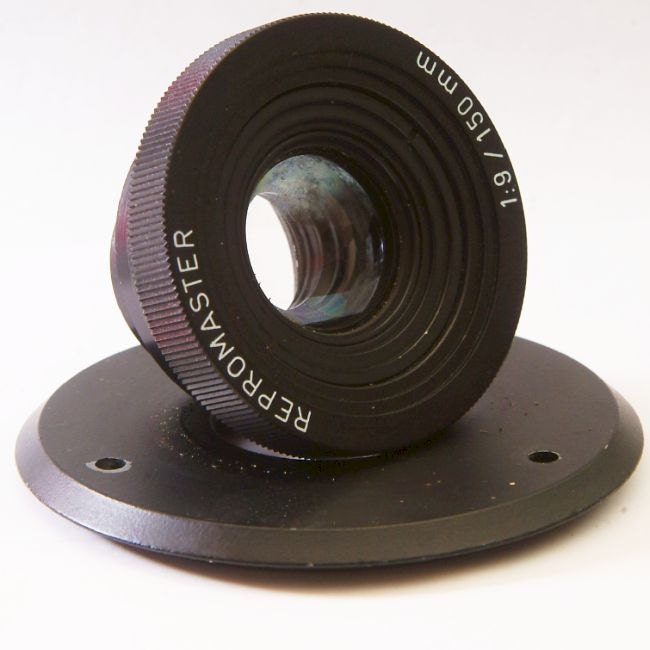 Vintage Repromaster 150mm f9 Wide Angle Lens for Large Format Camera 5x7 or 4x5