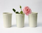 Celadon Green Porcelain cup / beaker/  tumbler - Baskakova
