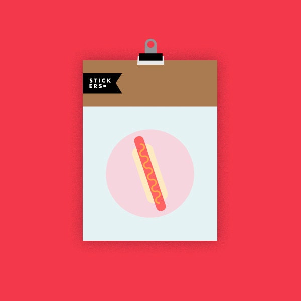 Junk food Sticker Set