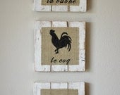 French Country Farm Animal Signs Made of Reclaimed Wood - SignsbyAaron