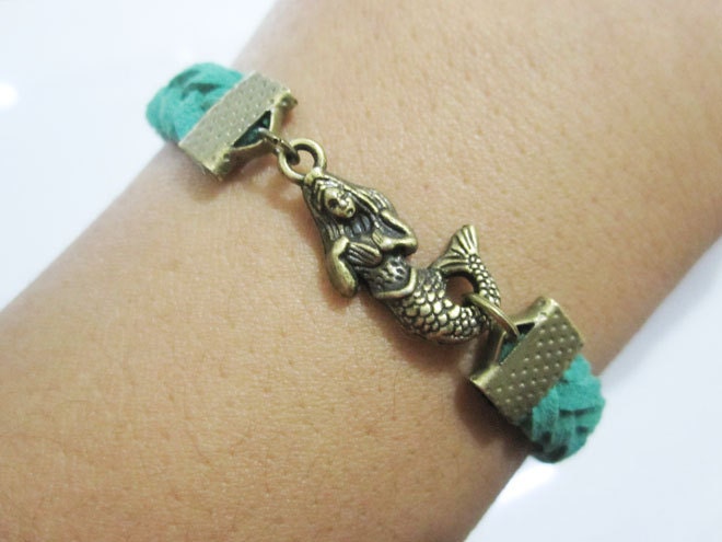 Bracelet- bronze  mermaid bracelet
