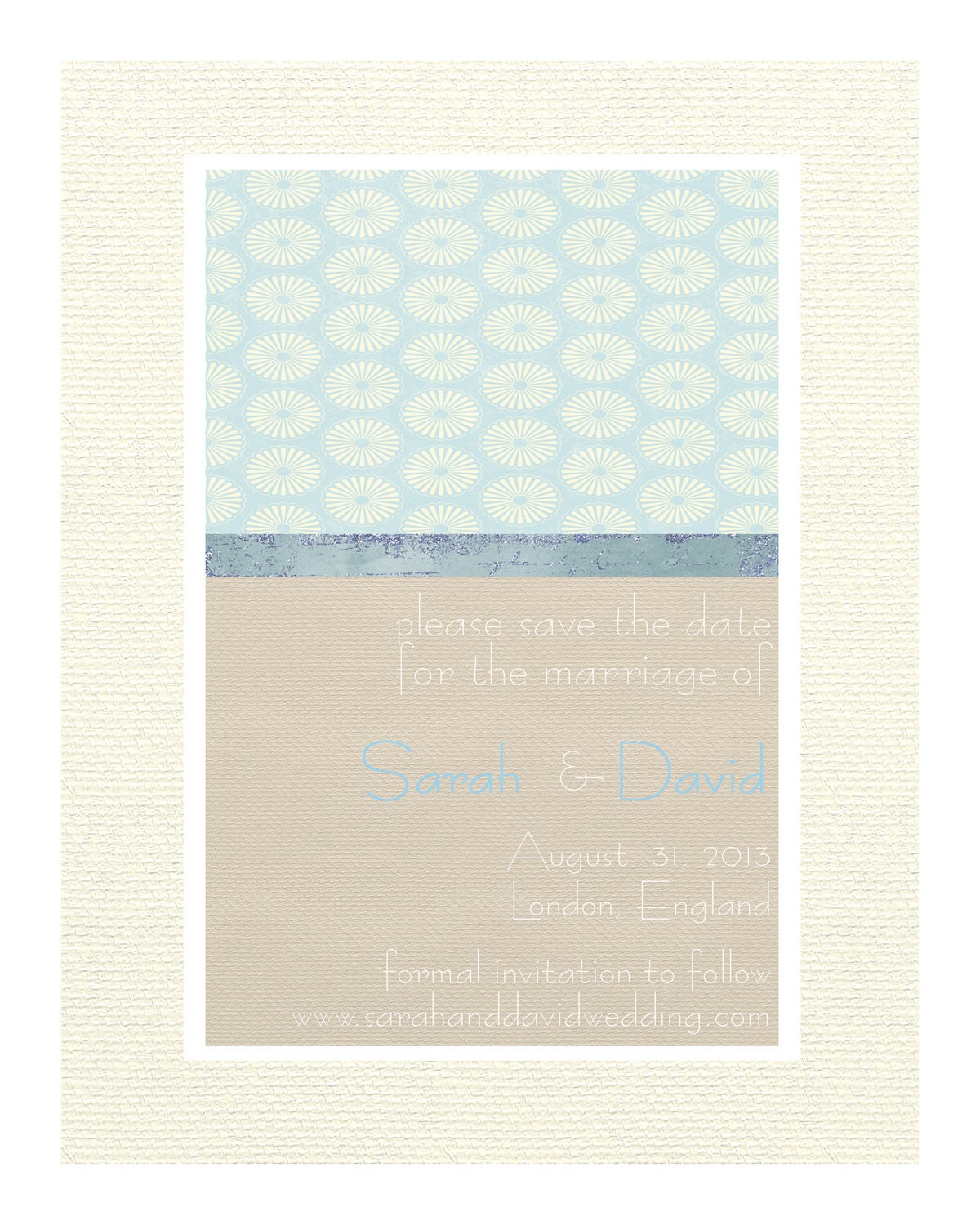 Save the date printable- wedding stationery- wedding invitations- blue wedding stationery-mocha wedding-custom save the date