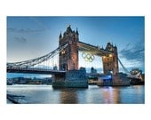 Tower Bridge 003 (LIMITED EDITION colour PRINT)  River Thames Landscape London Olympics 2012