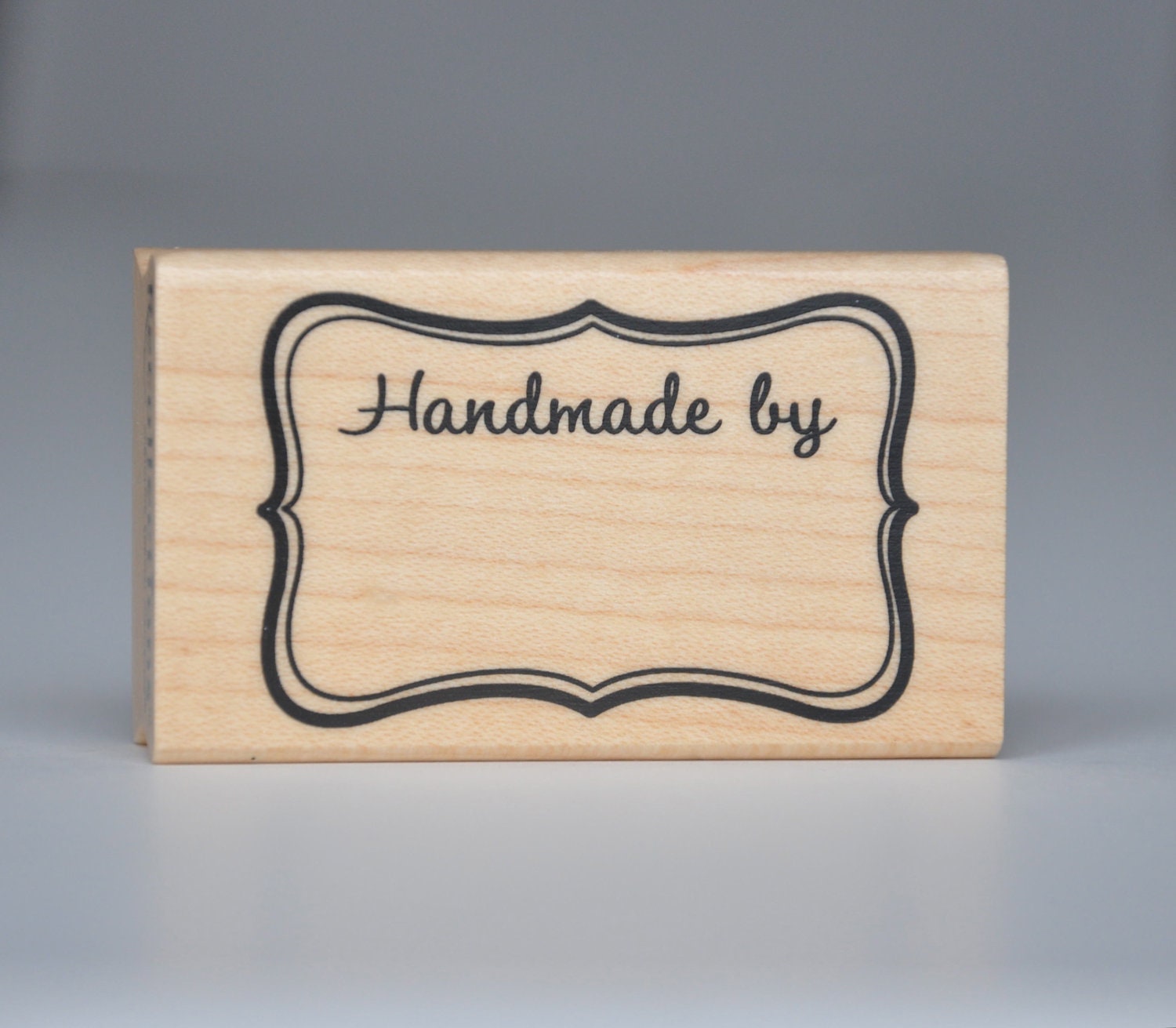 Rubber Stamp, Handmade By, Custom Labels, Business Cards, Gift Tags, Crafting Supplies, Packaging