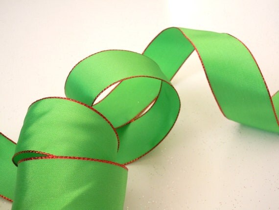 items similar to wired christmas ribbon decorations red items similar to wired christmas ribbon decorations red