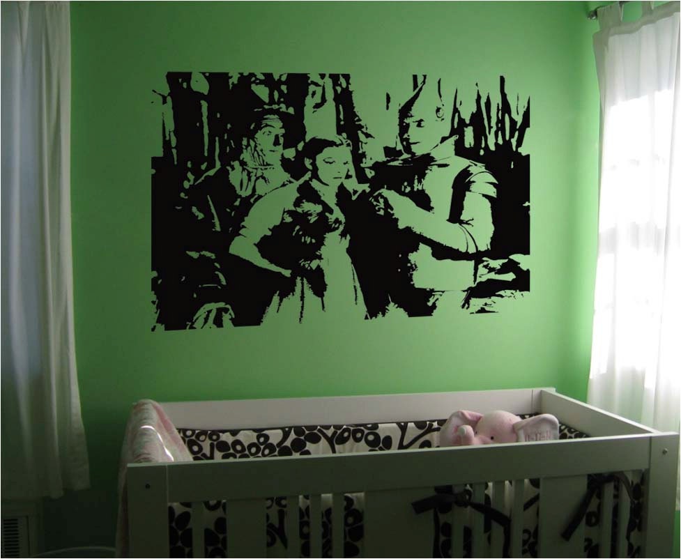 Wizard of Oz Vinyl Wall Sticker Decal 34h x by IslandCustomDesigns