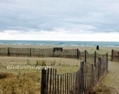 Framed 8 x 8 Beach Print. "The Barrier" Nature Photograph. Ocean Shores Photo. Home Decor. iPhoneography.